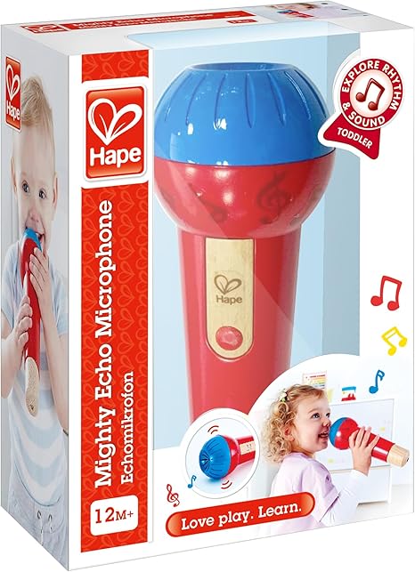 (Microphone Toy) - Hape Mighty Echo Microphone Battery-Free Voice Amplifying Microphone