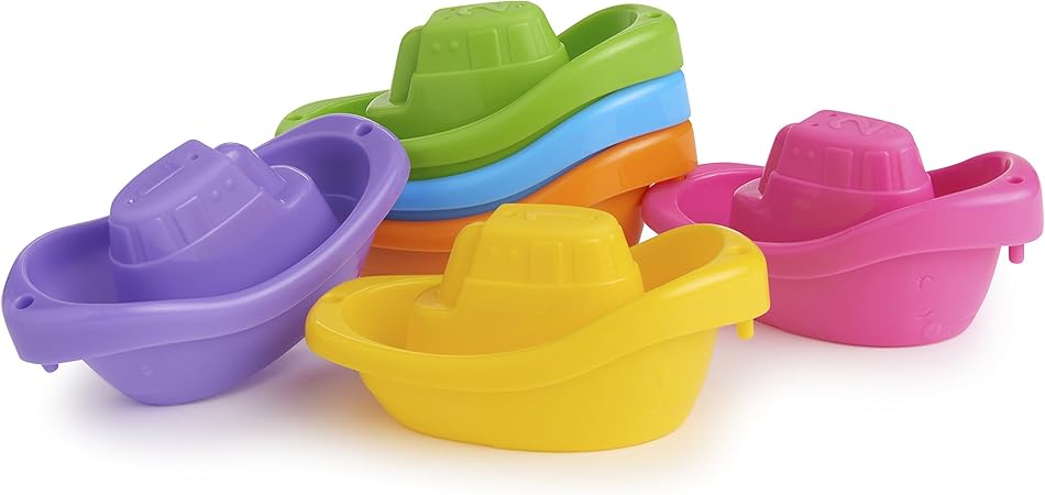 Munchkin® Little Boat Train Baby and Toddler Bath Toy, 6 Piece Set