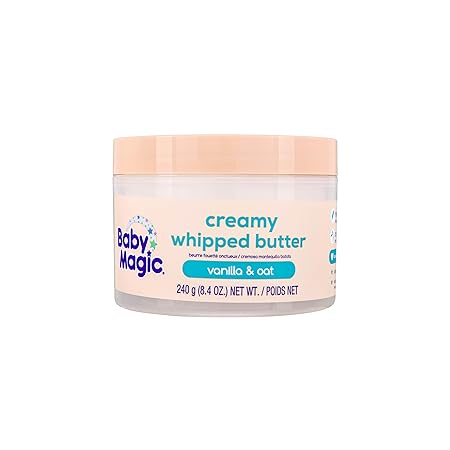 Baby Magic Creamy Whipped Body Butter, Butter Vanilla Oat | 8.4 oz