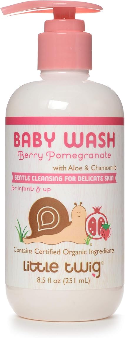 Little Twig Baby Wash, Natural Plant Derived Formula, Berry Pomegranate, 8.5 fl oz