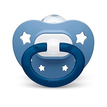 NUK Orthodontic Pacifiers, 6-18 Months, 4 Count (Pack of 1)