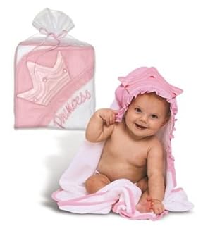 Mud Pie Baby Princess Hooded Terry Towel