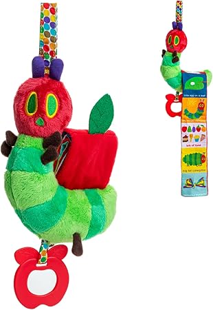 KIDS PREFERRED World of Eric Carle The Very Hungry Caterpillar Roll Out Activity Toy with Teether, Multicolor (55734)