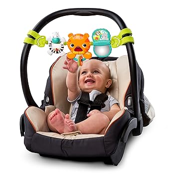 Bright Starts Take Along Musical Carrier Activity Toy Bar, Ages Newborn +, Multi-Color