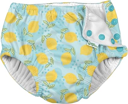 i Play. by green sprouts Snap Reusable Swim Diaper | No Other Diaper Necessary, UPF 50+ Protection