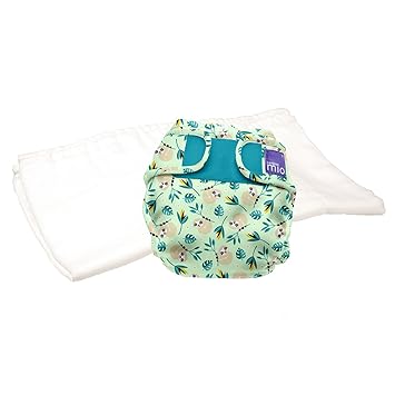 Bambino Mio, mioduo Two-Piece Cloth Diaper, Swinging Sloth, Size 1 (<21lbs)