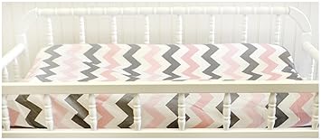 Chevron Baby in Pink Changing Pad Cover - Pink