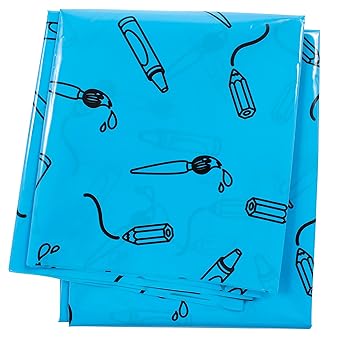 READY 2 LEARN Messy Mat - Splat Mat for Kids - Protect Tables and Floors - Waterproof - Reusable and Lightweight - 60”L x 60”W