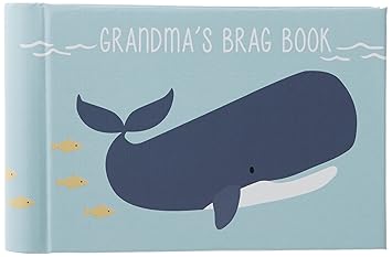 Carter's BP73-14074 Blue Under The Sea Mini Baby Photo Album Brag Book, Holds 40 Photos