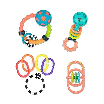 Sassy My First Toys Sensory Toy Gift Set for Ages 0+ Months