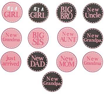 Mud Pie New Baby Stickers, It's a Girl