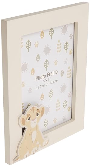 Disney Lion King Picture Frame with Character , 5x7 Inch (Pack of 1)