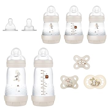 MAM Matte Essentials Gift Set, 10-Piece, Newborn, Unisex,1 Count (Pack of 1)