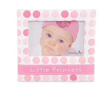 Mud Pie Baby Little Princess Fabric Frame