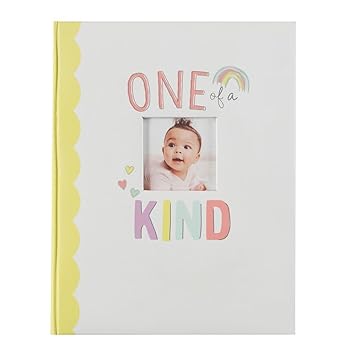 Carter's MB2-23282B One of a Kind Gender Neutral Baby Memory Book, 9.5'' W x 11'' H