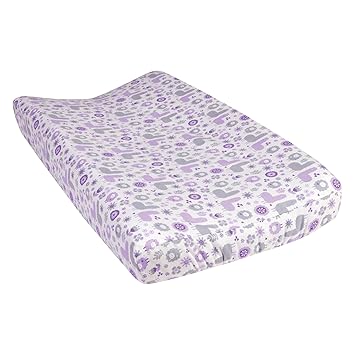 Trend Lab Llama Friends Deluxe Flannel Changing Pad Cover