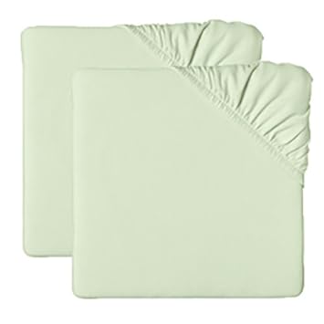 bkb Bassinet Sheet Poly/Cotton, Mint, 15