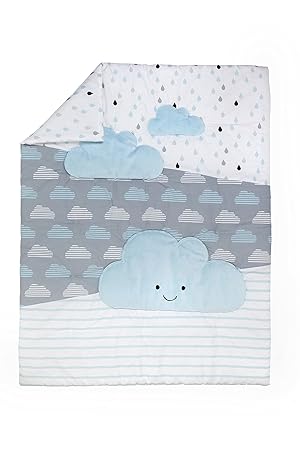 Little Love by NoJo 5 Piece Comforter Set, Happy Little Clouds