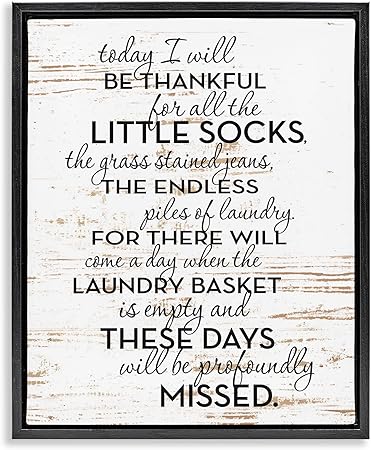 Stupell Industries Rustic Parenthood Phrase Framed Floater Canvas Wall Art by Lettered and Lined