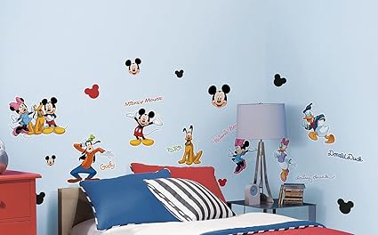 RoomMates RMK1507SCS Mickey and Friends Peel and Stick Wall Decals