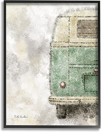 Stupell Industries Abstract Minibus View Framed Giclee Art by Nidhi Wadhwa