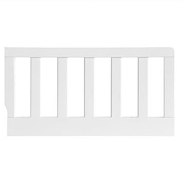 Oxford Baby Briella Crib to Toddler Bed Guard Rail Conversion Kit, White, Green Guard Gold Certified