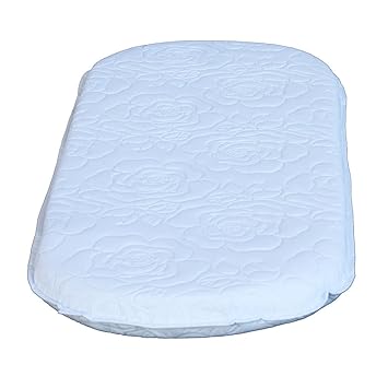 Colgate Mattress Cradle & Bassinet Mattress - GREENGUARD Gold Certified, Reversible Bassinet Pad with 2” Thickness, Wrapped in Waterproof Quilted Cover - 15” X 30” X 2”