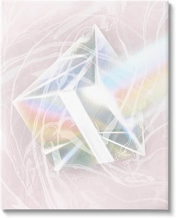 Stupell Industries Pastel Prism Rainbow Reflection Canvas Wall Art, Design by Lil' Rue