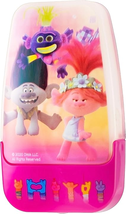 Dreamworks Trolls LED, Poppy and Branch, Plug-in, Dusk to Dawn Sensor, UL-Certified, Ideal for Kid’s Bedroom, Nursery, Bathroom, 48645, Trolls Night Light