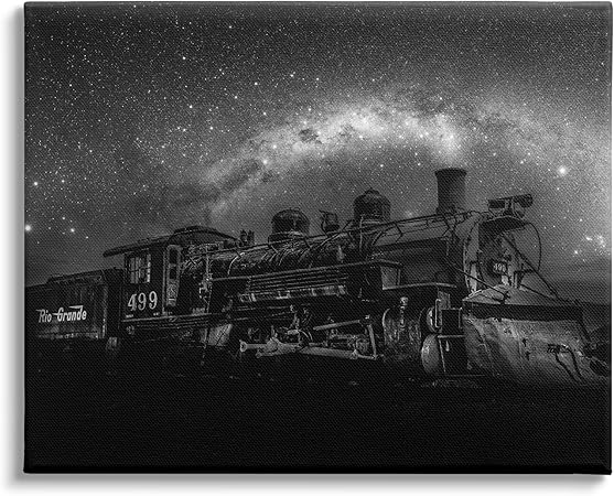 Stupell Industries Train & Night Sky Canvas Wall Art by Daniel Sproul