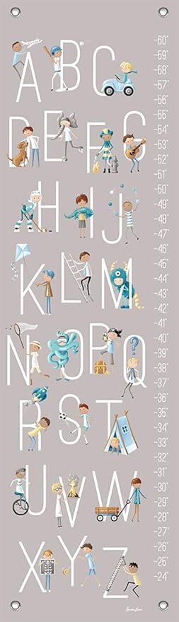 Growth Chart, B is for Boys, 12