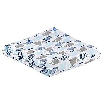 Stephan Baby Cotton + Viscose Swaddle Blanket, 45