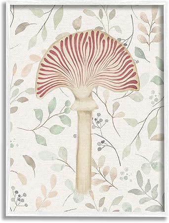 Stupell Industries Soft Botanicals & Mushroom Framed Giclee Art by Lil' Rue