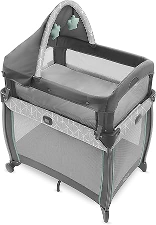 Graco My View 4 in 1 Bassinet | Infant to Toddler Bassinet with 4 Stages, Derby , 23.19x33.5x32.25 Inch (Pack of 1)