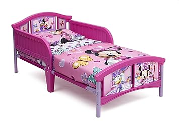 Delta Children Plastic Toddler Bed, Disney Minnie Mouse