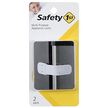 Safety 1st Multi-Purpose Latch,White 2-Count