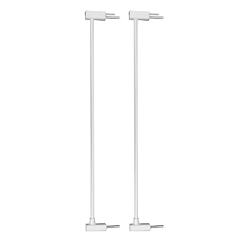 Qdos Safety Auto-Close SafeGate Baby Gate Extensions | White | Meets Tougher European Standards - Professional Grade Safety - Each Extension Extends the Qdos SafeGate Pressure Gate by 2.75