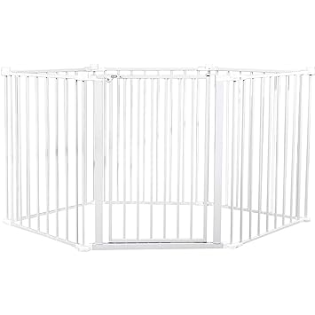 Regalo 194-Inch Super Wide Adjustable Baby Gate and Play Yard, 2-In-1, Bonus Kit, 4 Count (Pack of 1)