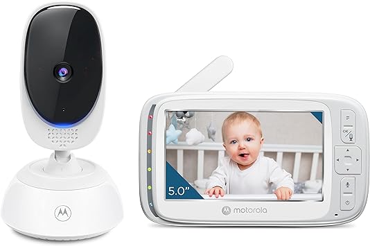 Motorola VM75 Indoor Video Baby Monitor with Camera - 480x272p, 1000ft Range 2.4 GHz Wireless 5