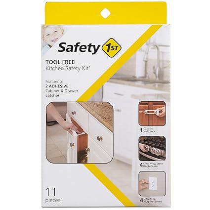 Safety 1st Tool Free Kitchen Safety Kit, White