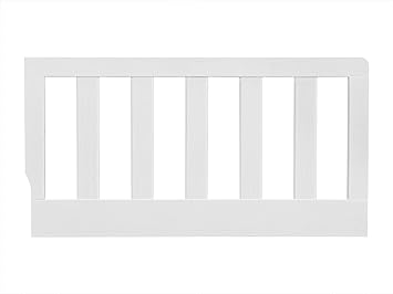 Oxford Baby Castle Hill Crib to Toddler Bed Guard Rail Conversion Kit, White, GreenGuard Gold Certified