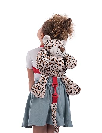 Animal Planet Baby Backpack with Safety Harness, Leopard