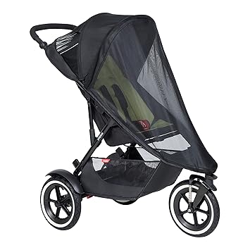 phil&teds Sun Mesh Cover for Inline Stroller, Three Wheel