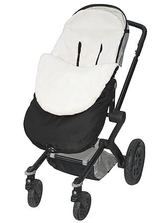 Jolly Jumper Water Resistant Snuggle Bag Stroller - Black