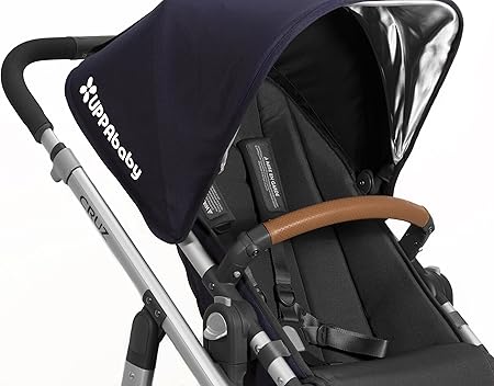 UPPAbaby Leather Bumper Bar Cover - Saddle, 1 Count (Pack of 1)