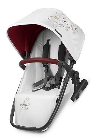 RumbleSeat V2 - Jade Rabbit - White Marl | Carbon Frame | Maroon Leather