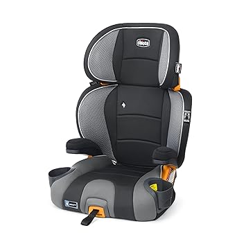 Chicco KidFit Adapt Plus 2-in-1 Belt-Positioning Booster Car Seat, Backless and High Back Booster Seat, for Children Aged 4 Years and up and 40-100 lbs. | Ember/Black