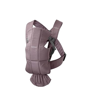 BabyBjörn Baby Carrier Mini, Woven Dark Purple